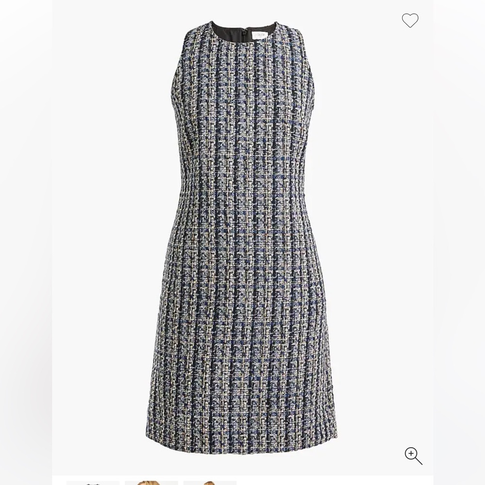 J Crew Factory Tweed Shift Dress
